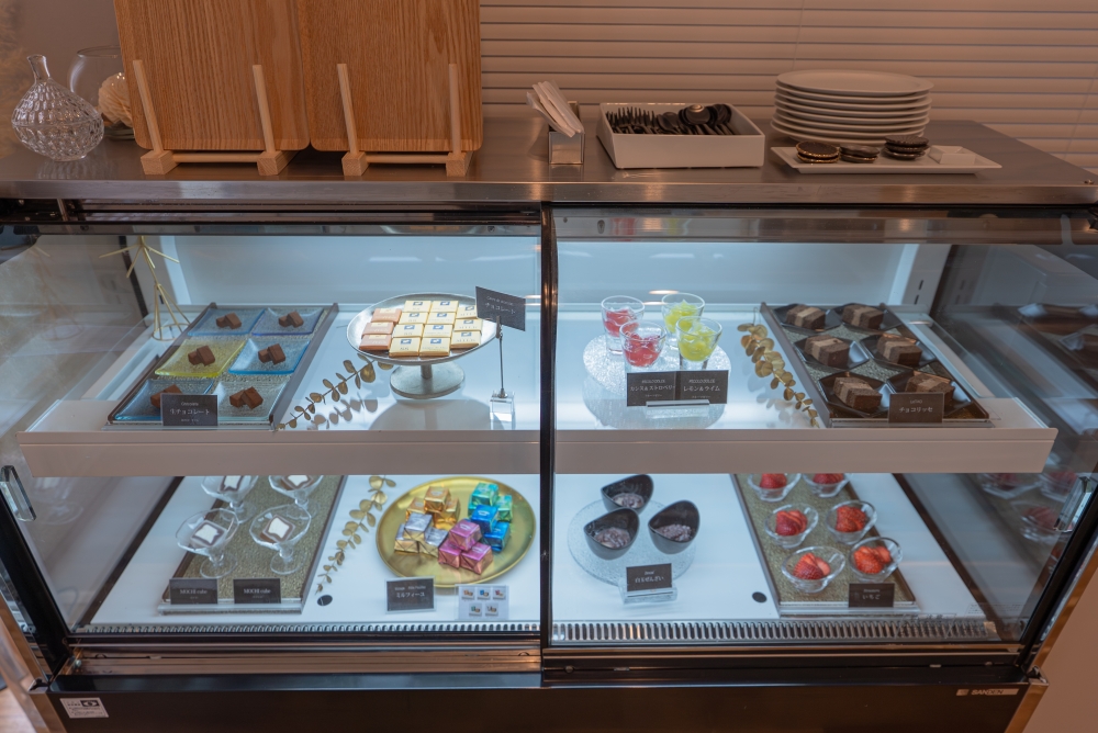 来店時のおもてなしショーケース