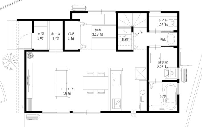瀬戸越町 間取り図 1階