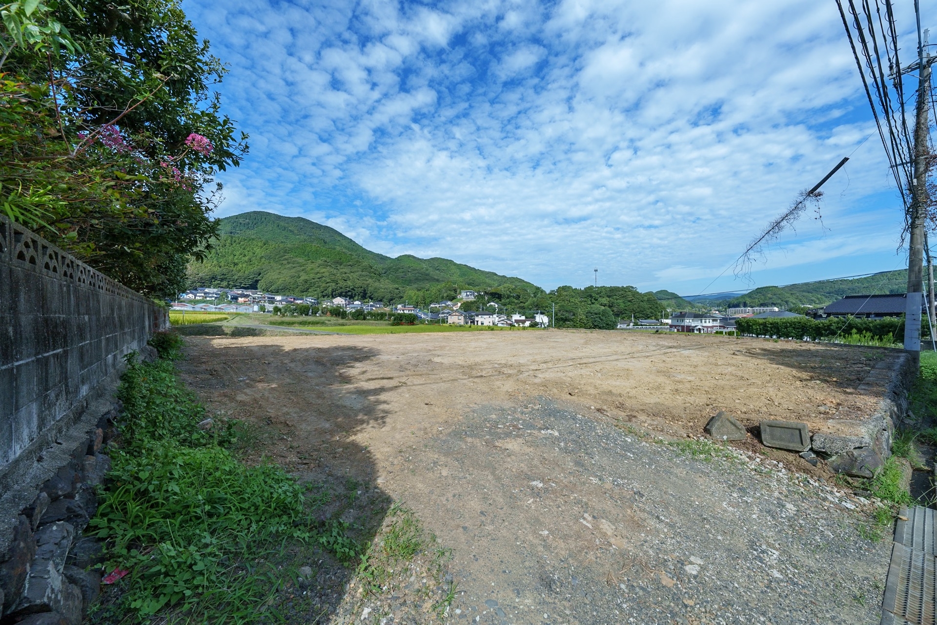 佐々町市瀬免の敷地全体の現地写真