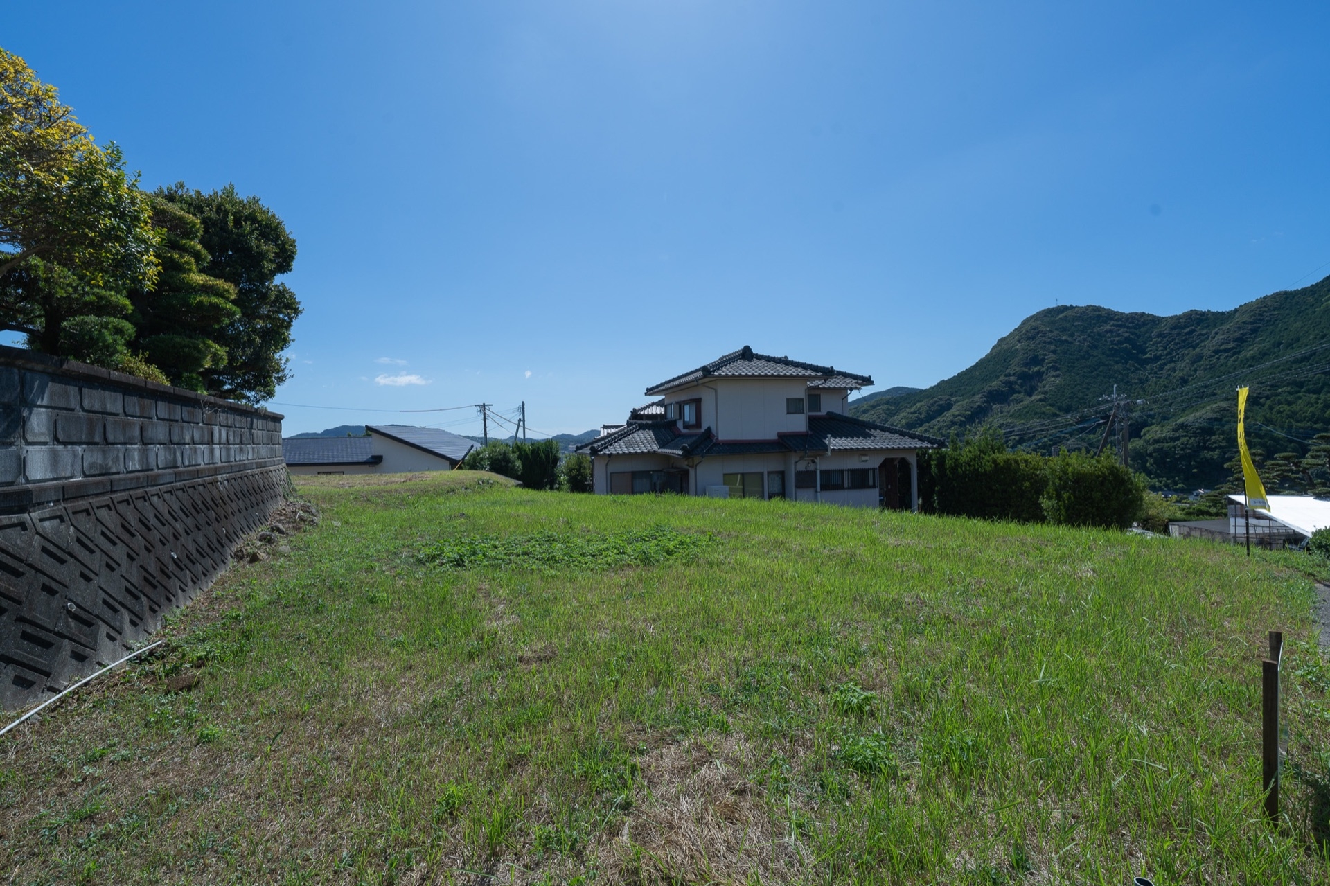 佐々町野寄免の敷地全体の現地写真