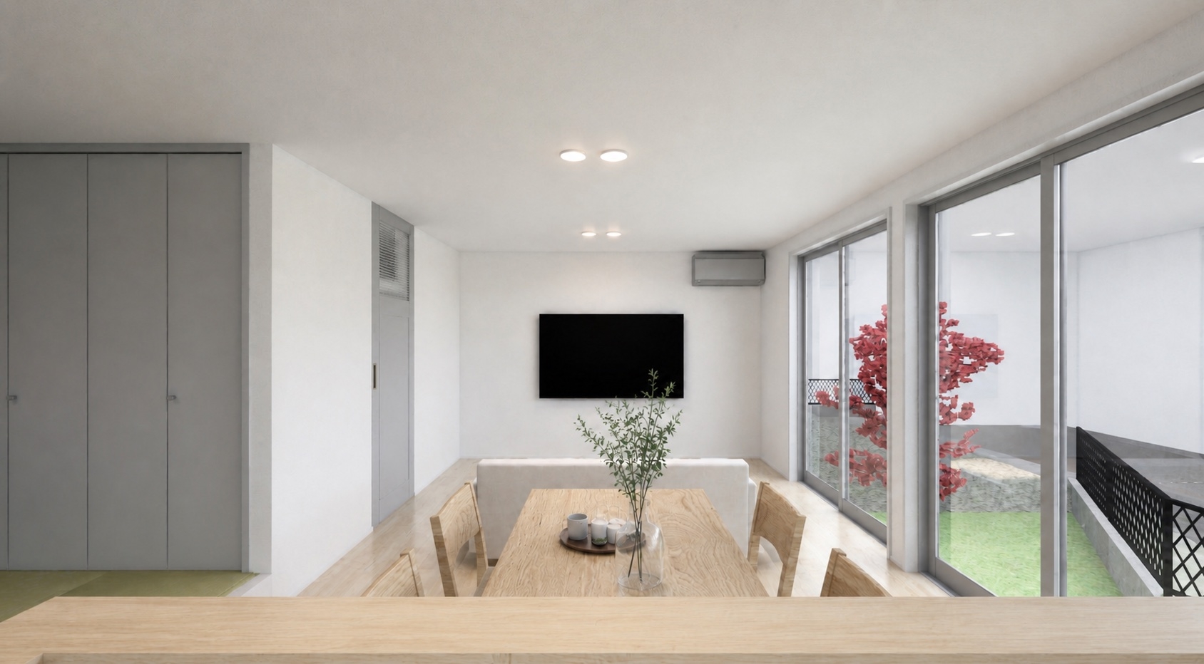瀬戸越町建売住宅B リビング完成イメージ 別角度