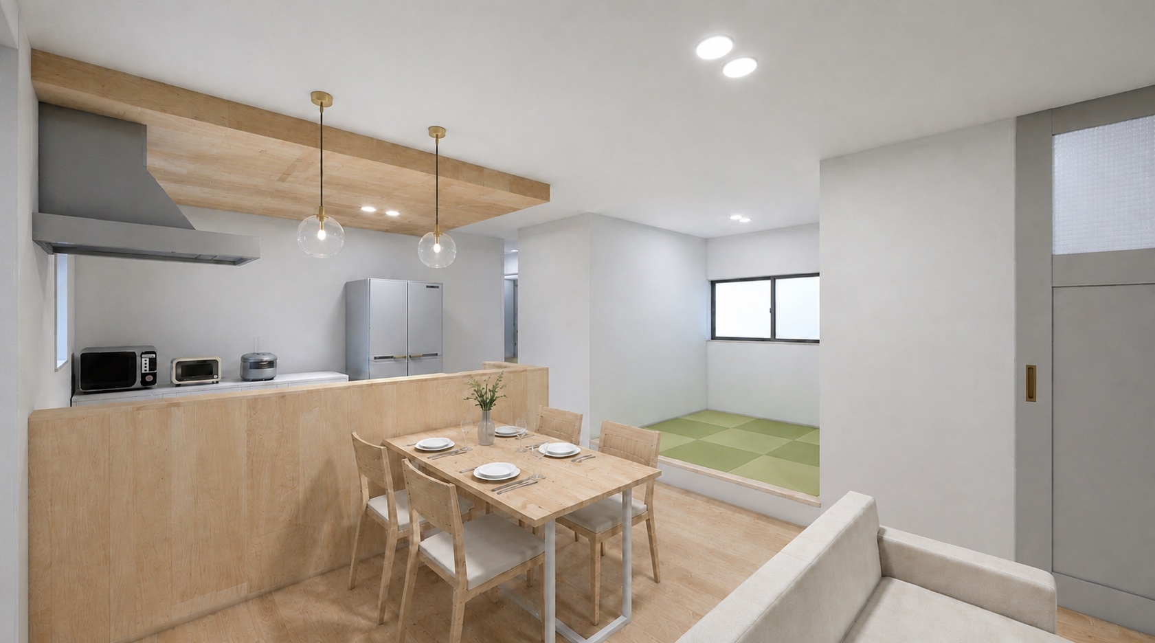 瀬戸越町建売住宅B ダイニング完成イメージ